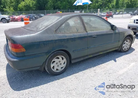 1996 Honda Civic Ex z USA, uszkodzony, nr VIN 1HGEJ8244TL067996